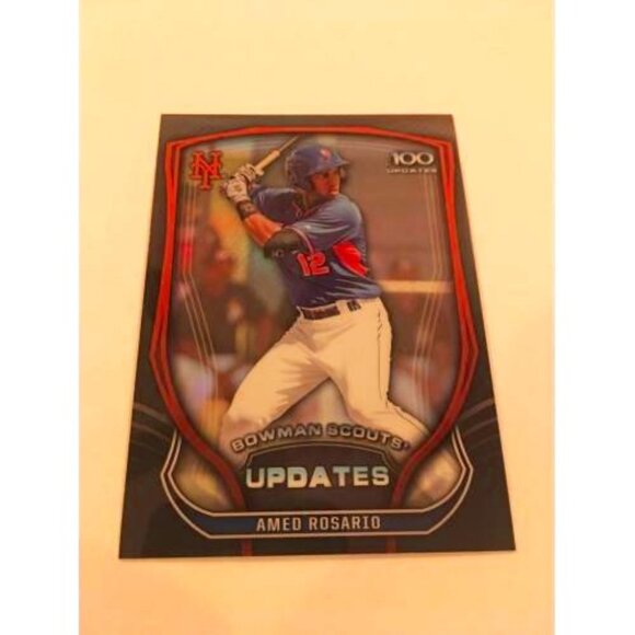 2015 Bowman Scouts Updates Top 100 #BSU-AR Amed Rosario RC Mets (061) - Picture 1 of 2